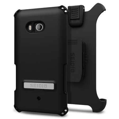 Seidio Dilex Combo HTC U11 Holster Case w/ Kickstand - Black