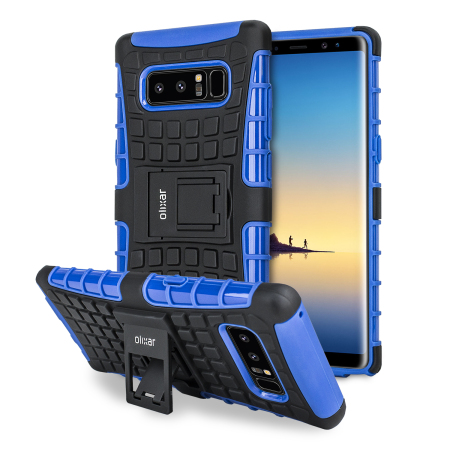 Coque Samsung Galaxy Note 8 Olixar ArmourDillo protectrice – Bleue
