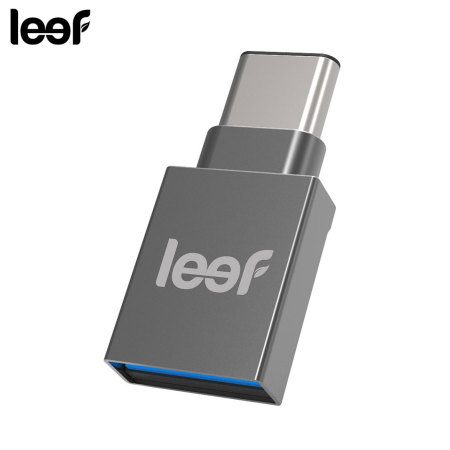 Leef Bridge-C 32GB Dual USB-C / USB Mobile Storage Drive - Silver