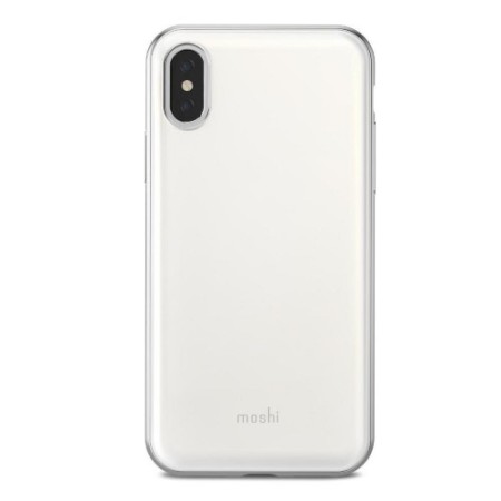 Coque iPhone X Moshi iGlaze Ultra Slim - Blanc Perle