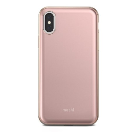 Moshi iGlaze iPhone X Ultra Slim Case - Taupe Pink