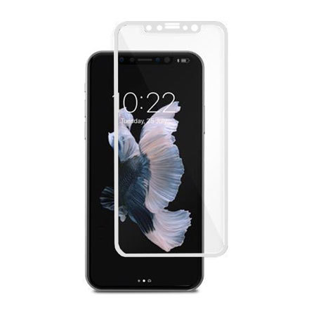 Moshi IonGlass iPhone X Tempered Glass Screen Protector - White