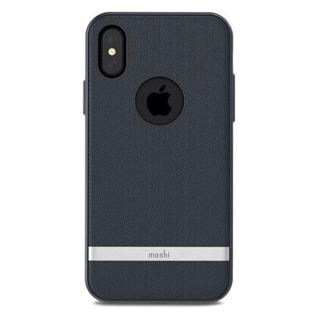Moshi Vesta iPhone X Textile Pattern Skal - Blå