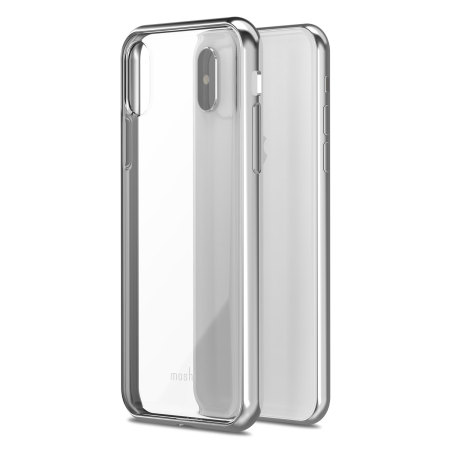 Coque iPhone X Moshi Vitros – Argent