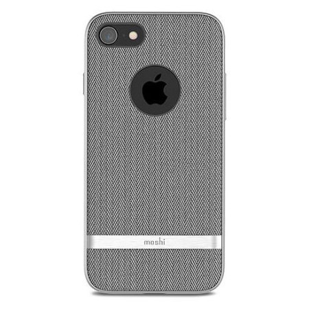 Coque iPhone 8 Moshi Vesta Textile – Gris