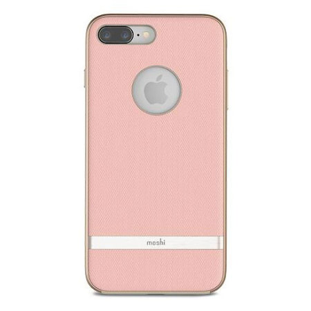 Moshi Vesta iPhone 8 Plus Textile Pattern Skal - Rosa