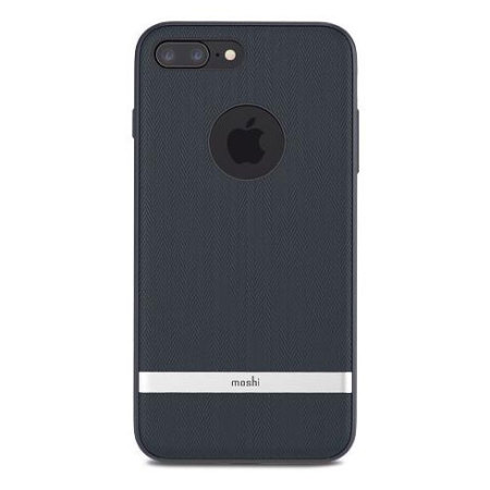 Moshi Vesta iPhone 8 Plus Textilmuster Hülle - Bahama Blau