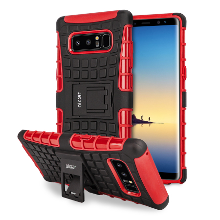 Olixar ArmourDillo Samsung Galaxy Note 8 Protective Case - Red