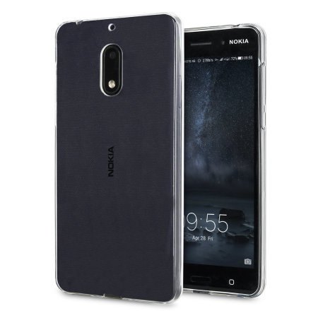 Olixar FlexiShield Nokia 6 Gel Case - 100% Clear