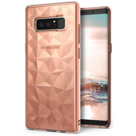 Coque Samsung Galaxy Note 8 Rearth Ringke Air Prism – Or rose