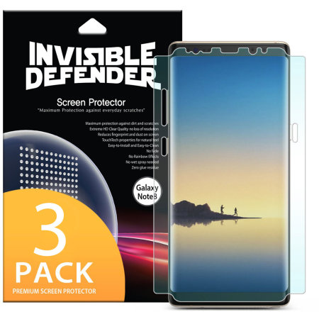 Ringke Invisible Defender Samsung Galaxy Note 8 Screen Protector (3PK)