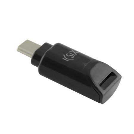 Ksix MicroSD to USB-C Reader Adapter - Black
