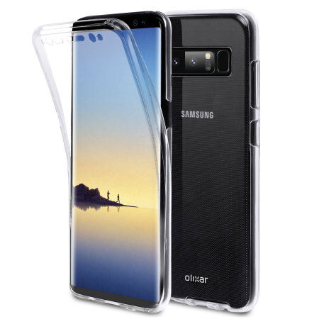 Olixar FlexiCover 360 Protection Samsung Galaxy Note 8 Case - Clear