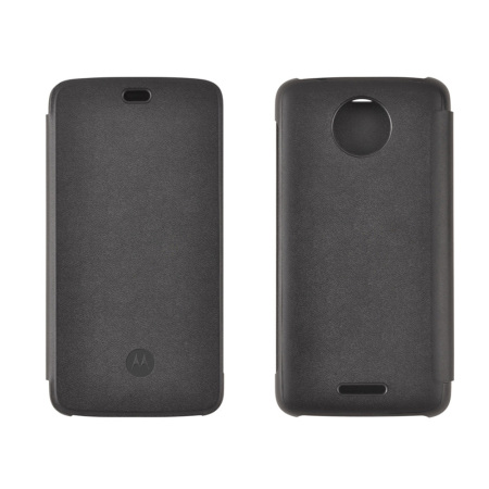 Official Motorola Moto C Flip Cover - Black