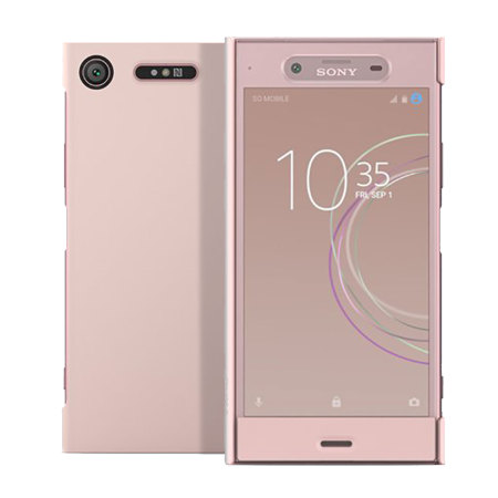 Official Sony Xperia XZ1 Style Cover Touch Case - Pink