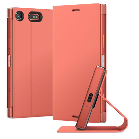 Original Sony Xperia XZ1 Compact Style Tasche Touch Case in Rosa