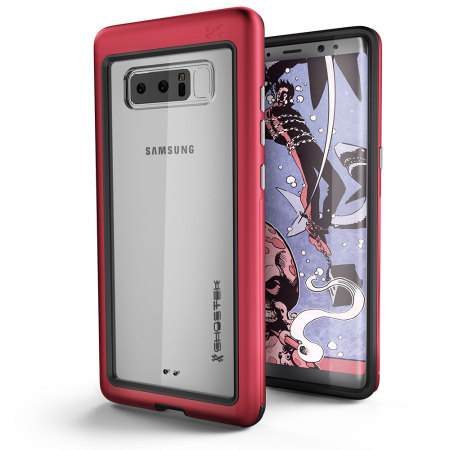 Ghostek Atomic Slim Samsung Galaxy Note 8 Tough Case - Red