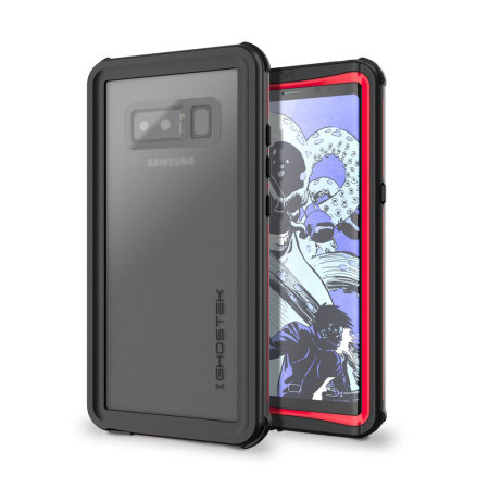 Ghostek Nautical Series Samsung Galaxy Note 8 Waterproof Case - Red
