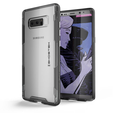 Ghostek Cloak 3 Samsung Galaxy Note 8 Tough Deksel - Klar / Sort