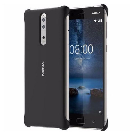 Official Nokia 8 Soft Touch Case - Black