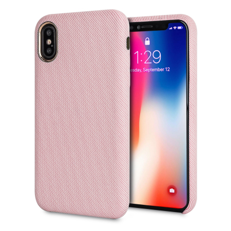 LoveCases Pretty in Pastel iPhone X Denim Design Skal - Rosa