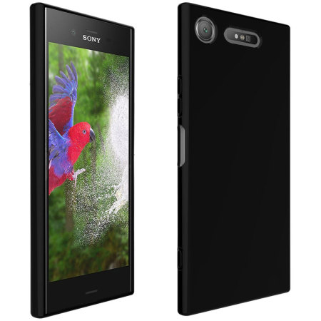 Olixar FlexiShield Sony Xperia XZ1 Gel Case - Solid Black