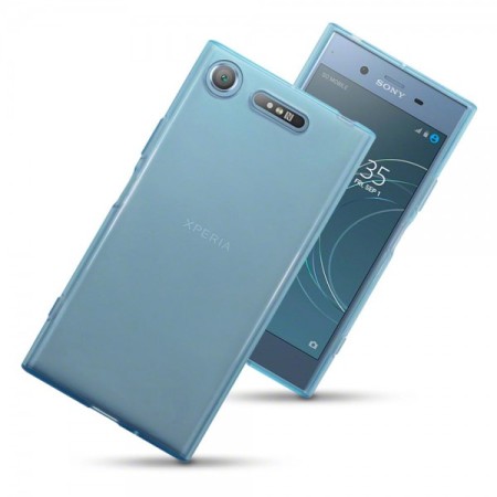 Olixar FlexiShield Sony Xperia XZ1 Deksel - Blå