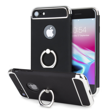 Olixar X-Ring iPhone 8 / 7 Finger Loop Case - Zwart