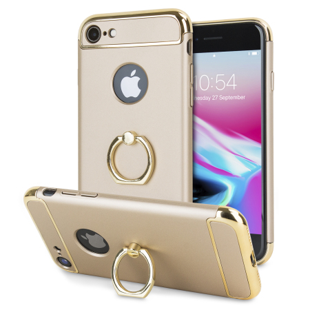 Olixar X-Ring iPhone 8 / 7 Finger Loop Case - Goud