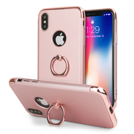 olixar xring iphone x finger loop case - rose gold reviews