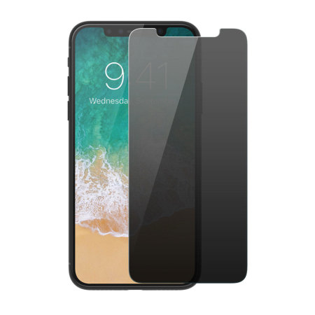 Protection d'écran iPhone X Patchworks ITG Privacy en verre trempé