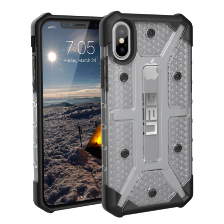 uag plasma iphone x protective case - ice