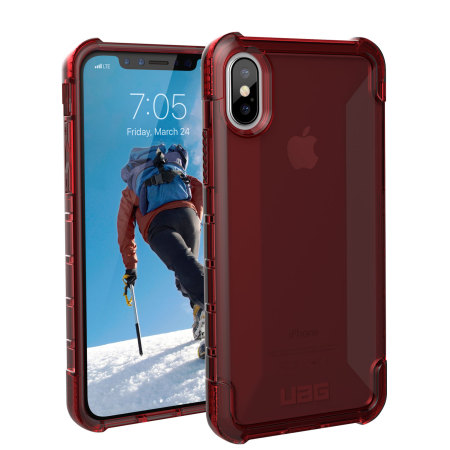 Coque iPhone X UAG Plyo Protective – Crimson