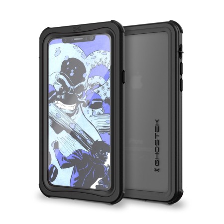 ghostek nautical series iphone x waterproof case - black