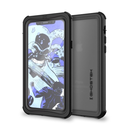 Ghostek Nautical Series iPhone X Waterproof Tough Hülle - Schwarz