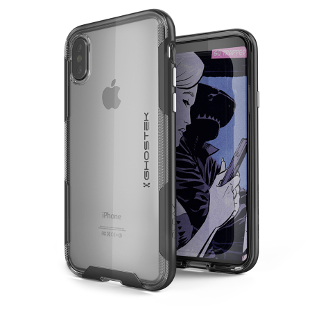 Ghostek Cloak 3 iPhone X Tough Case - Helder / Zwart