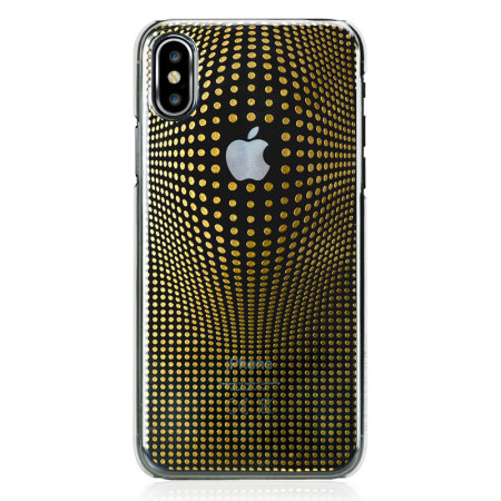 Bling My Thing Warp iPhone X Case - Gold