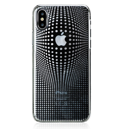 Bling My Thing Warp iPhone X Case - Silver