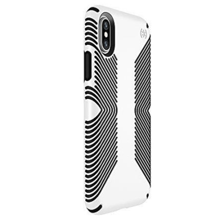 Speck Presidio Grip iPhone X Tough Skal - Svart / Vit