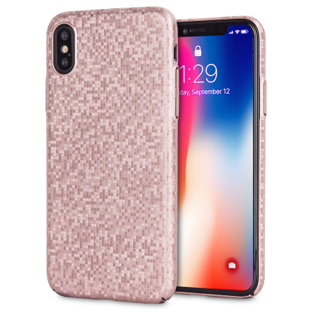 LoveCases Check Yo Self iPhone X Skal - Rosé Guld