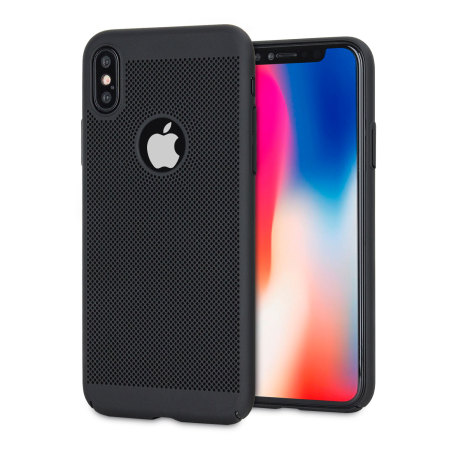 Funda iPhone X Olixar MeshTex - Negra