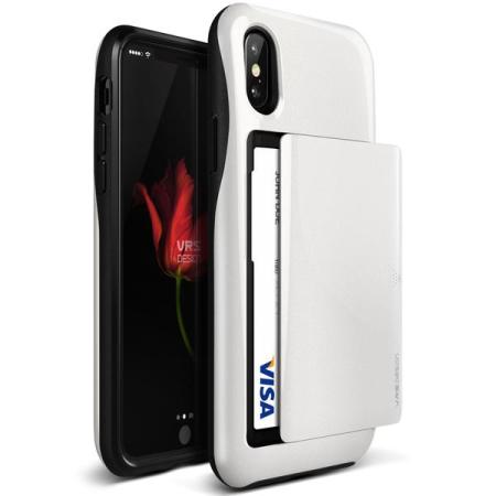 VRS Design Damda Glide iPhone X Case - Wit