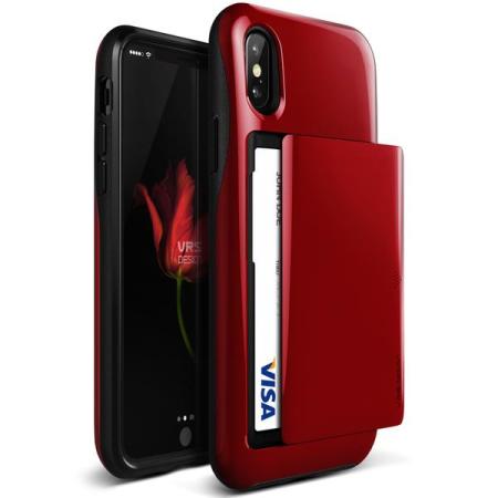 VRS Design Damda Glide iPhone X Case - Red