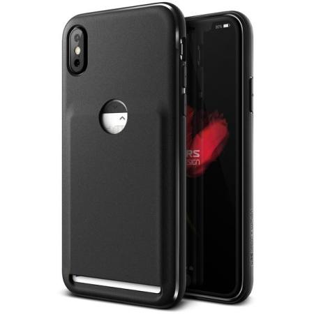 vrs design damda fit iphone x case - black