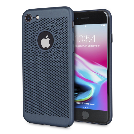 Olixar MeshTex iPhone 8 / 7 Case - Marine Blue