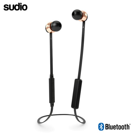 Sudio VASA Bla Wireless Bluetooth Earphones - Black / Rose Gold