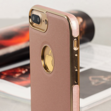 Disposed uymak eczane  Olixar Makamae Leather-Style iPhone 8 Plus Case - Rose Gold Reviews