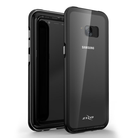 Zizo Atom Samsung Galaxy Note 8 Case & Glass Screen Protector - Black