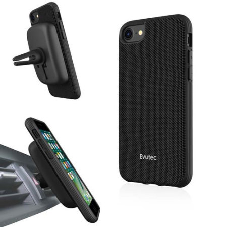 Coque iPhone 8 Evutec AERGO Ballistic Nylon - Noire