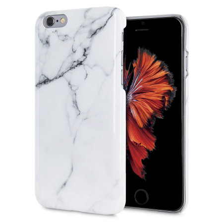 Fundas iPhone 6S LoveCases Marble - Blanco clásico